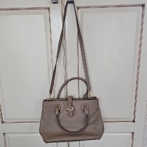 Lauren Ralph Lauren Taupe Shoulder Bag